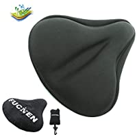 FUCNEN Funda sillin para Bicicleta estatica- Funda De Gel para Sillín De Bicicleta Grande Asiento para Bicicleta…